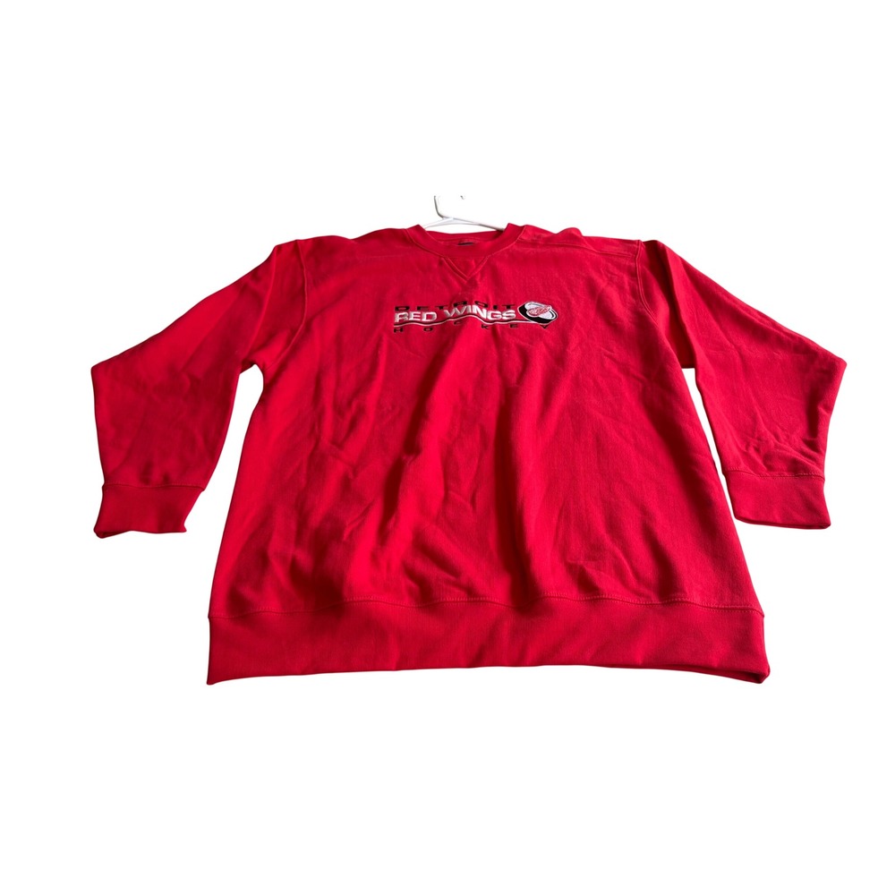 Pro Edge Detroit Red‎ Wings Hockey Sweatshirt Red Mens Large NWT